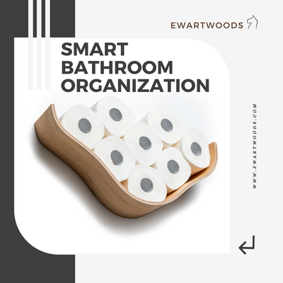 Smart and unique bathroom organization