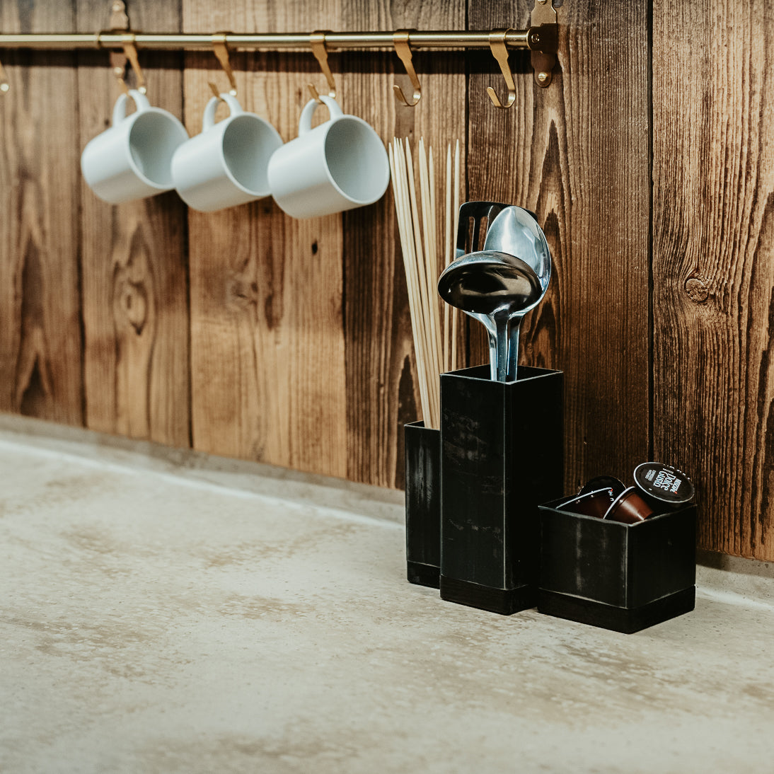 kitchen knife block holder utensil holder