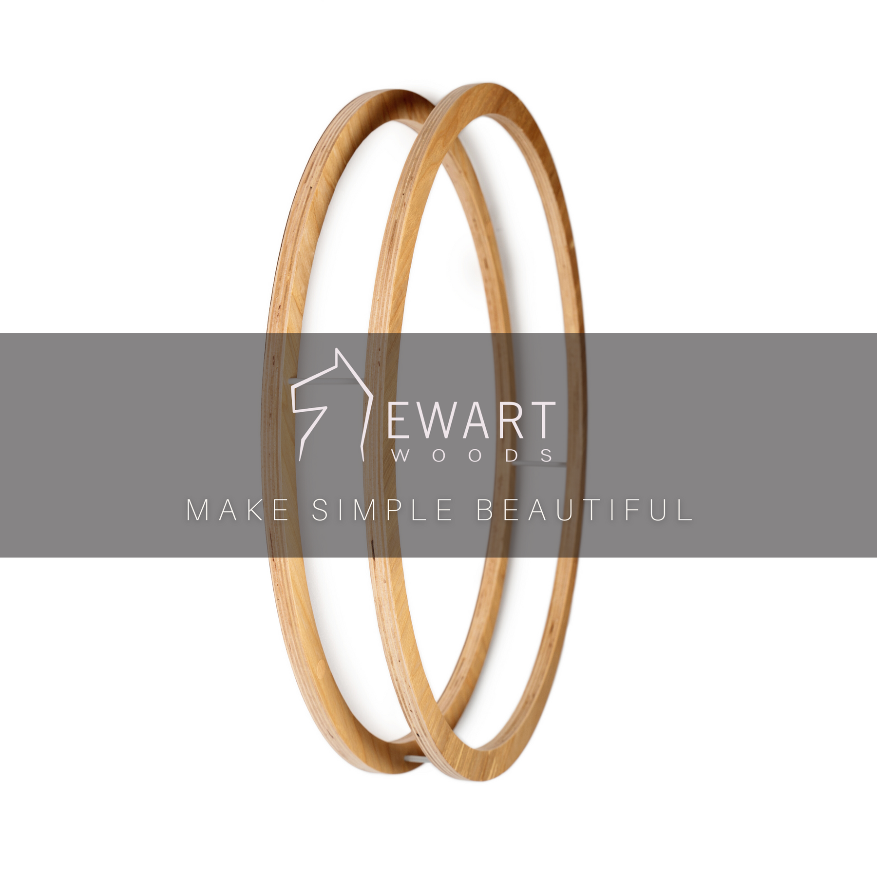 Circle wooden toilet paper holder by EWART WOODS