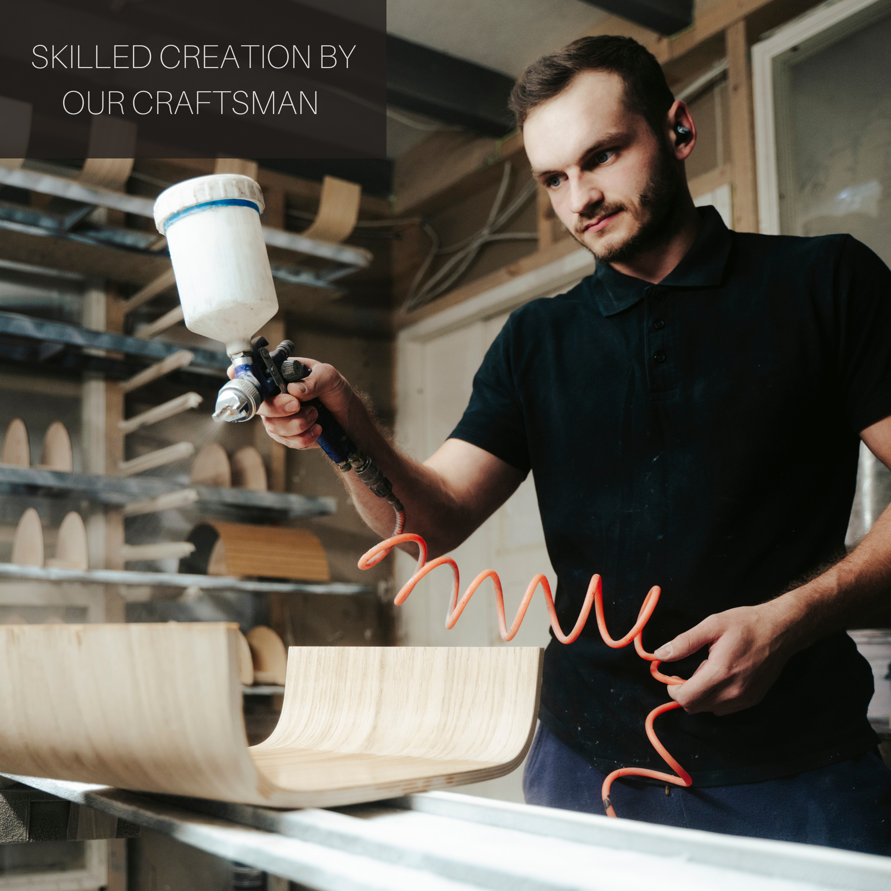 Towel Holder Wave with Shelf