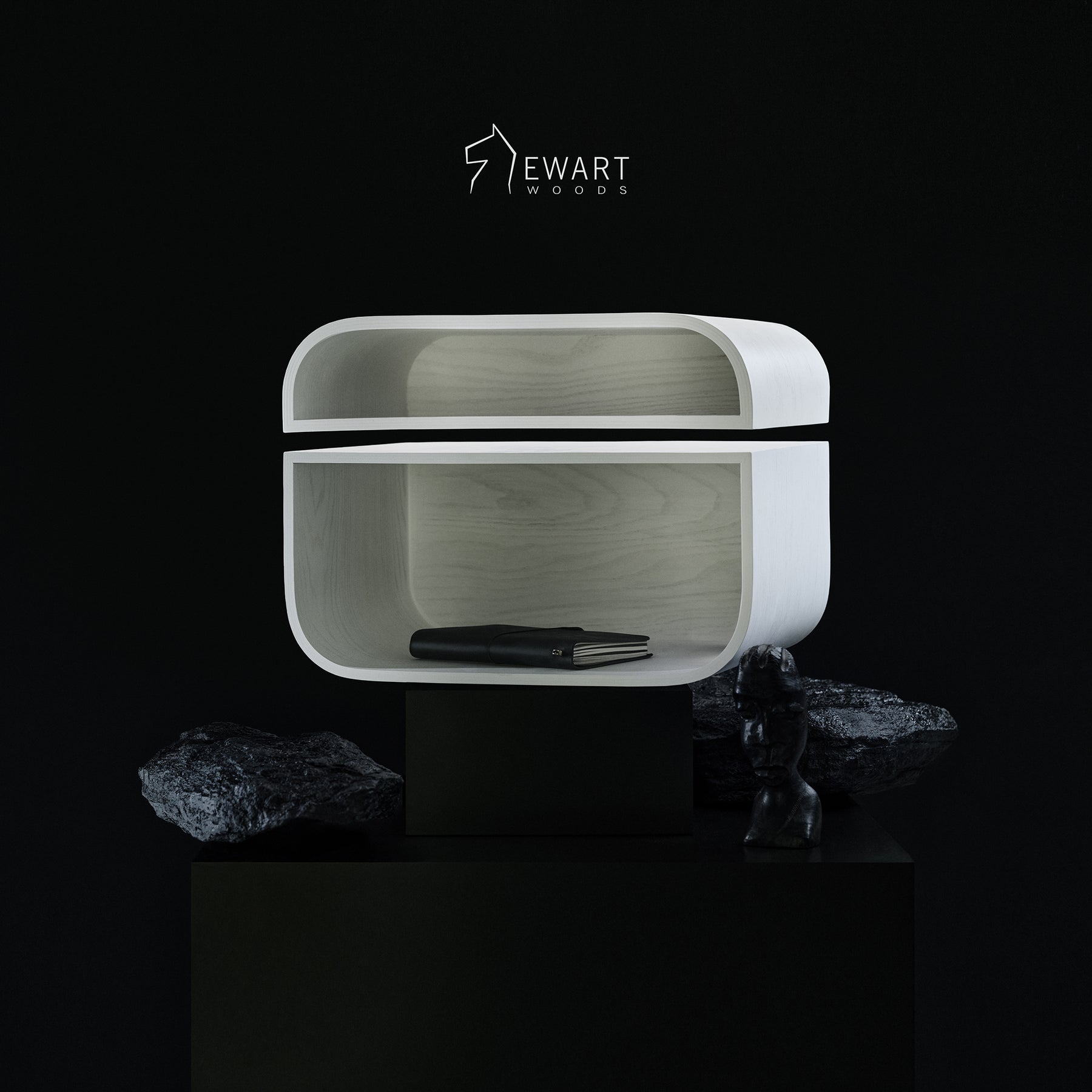White Floating Nighstand Set of 2