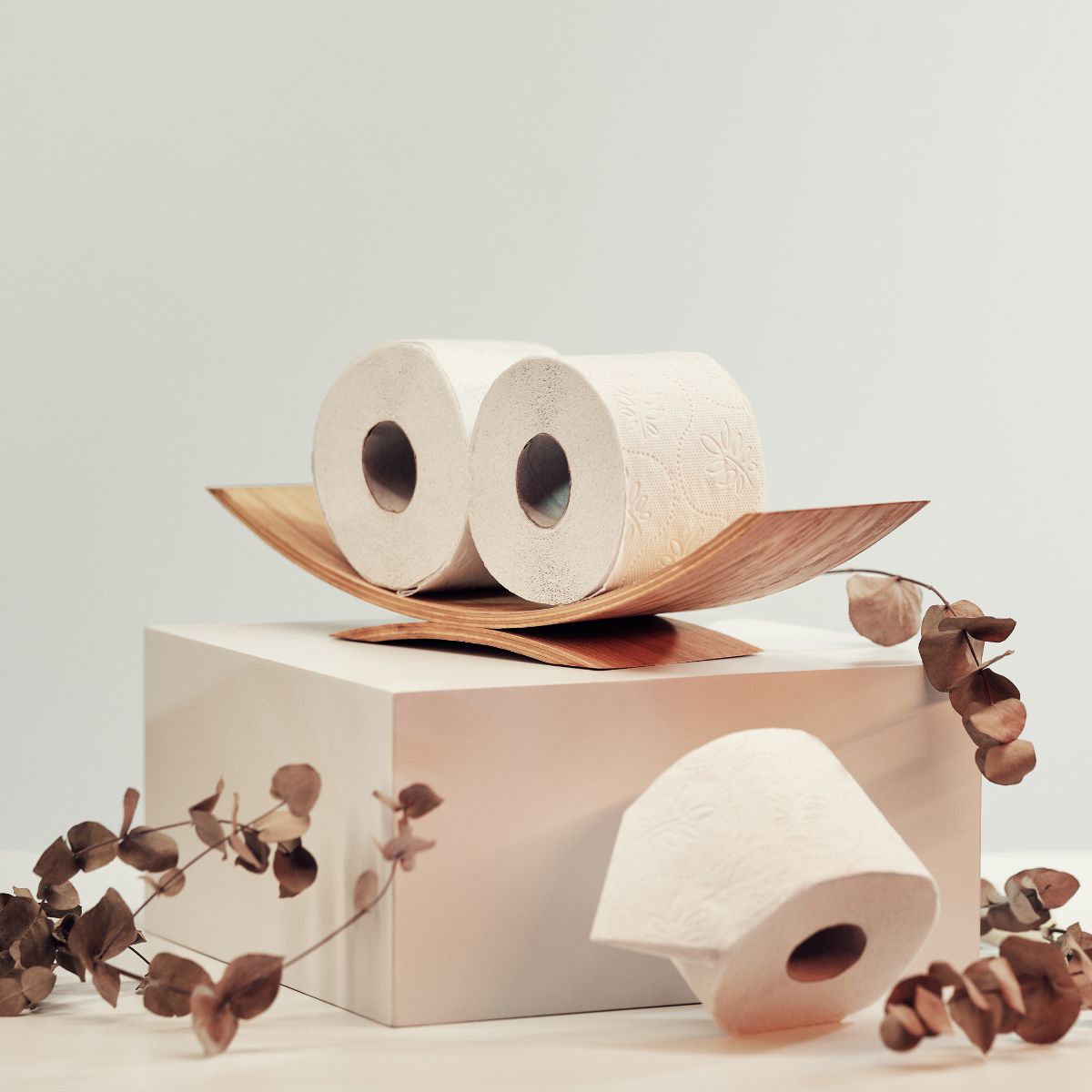 Toilettenpapierhalter für die Tischplatte