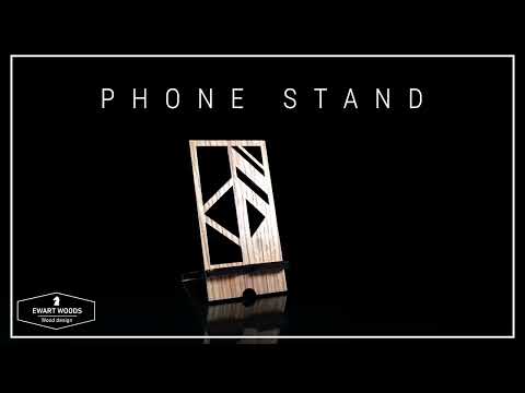 Smartphone wooden stand