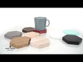 Hexagonal coasters for glass cups