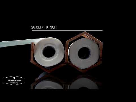 Toilet paper holder wall mounted MINI Honeycomb