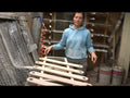 Wooden hexagon shape balance beam