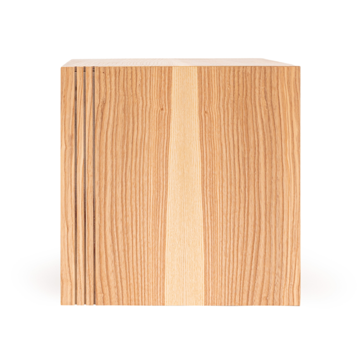 Cube plant stand wood pattern and design