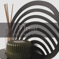 Wall floating plant shelf with spaces - EWART WOODS