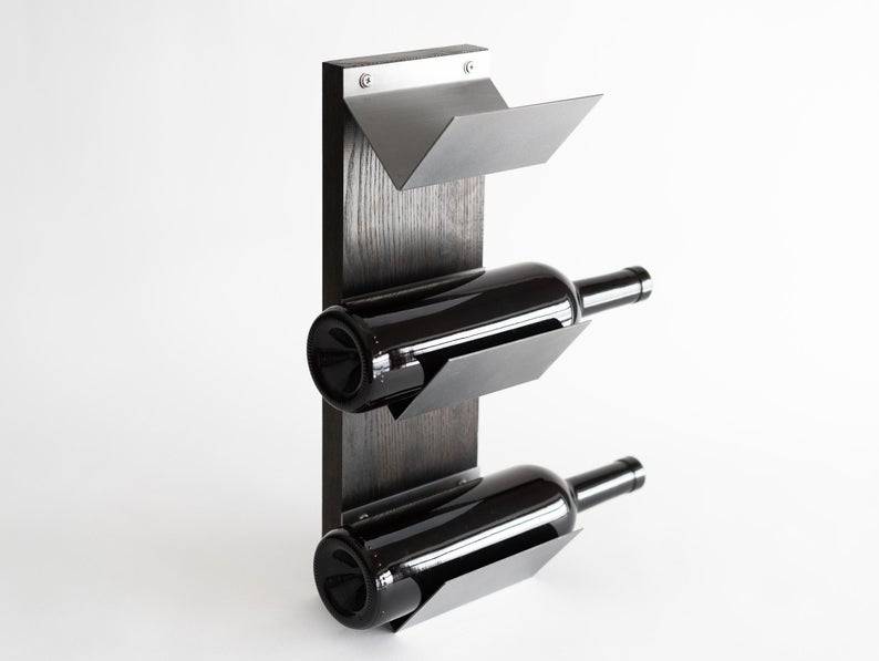 Wine bottle stand - EWART WOODS