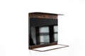 Towel rack with shelf bath holder - EWART WOODS