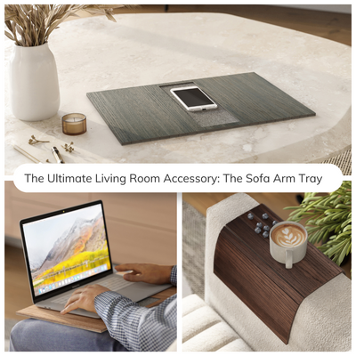 The Ultimate Living Room Accessory: The Sofa Arm Tray