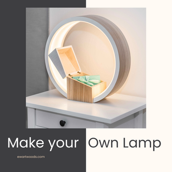 Make your own bedside lamp (short tutorial)