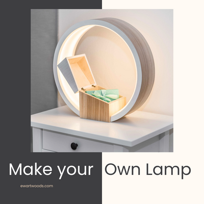 Make your own bedside lamp (short tutorial)