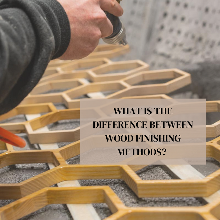 what is the difference between wood finishing methods