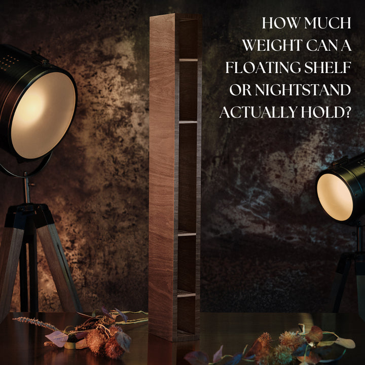 How Much Weight Can a Floating Shelf or Nightstand Actually Hold? Real Numbers, by Type