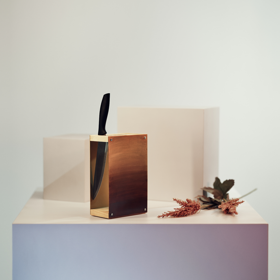 knife blocks steel wood