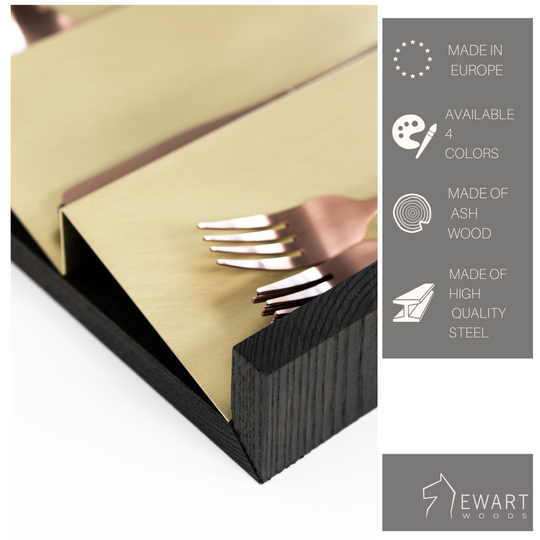 Soporte para utensilios, Organizador de cubiertos, Soporte para cubiertos