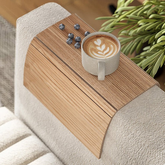 Plateau pour accoudoir de canapé (naturel)