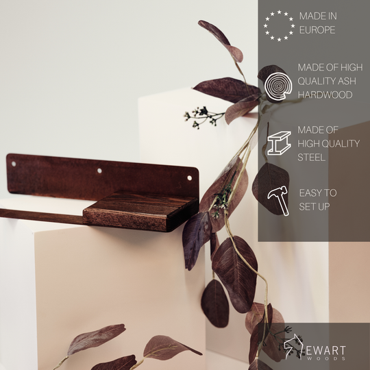 Toilet paper holder with shelf