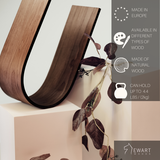 White Toilet Paper Holder U shape