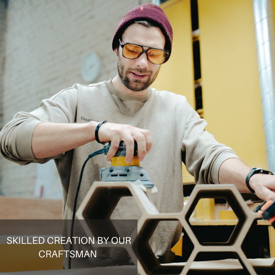 Holz-Toilettenpapieraufbewahrung HONEYCOMB