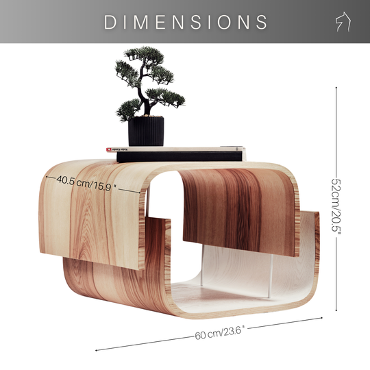 Dimensions for small round living room coffee table from ashwood with modern design