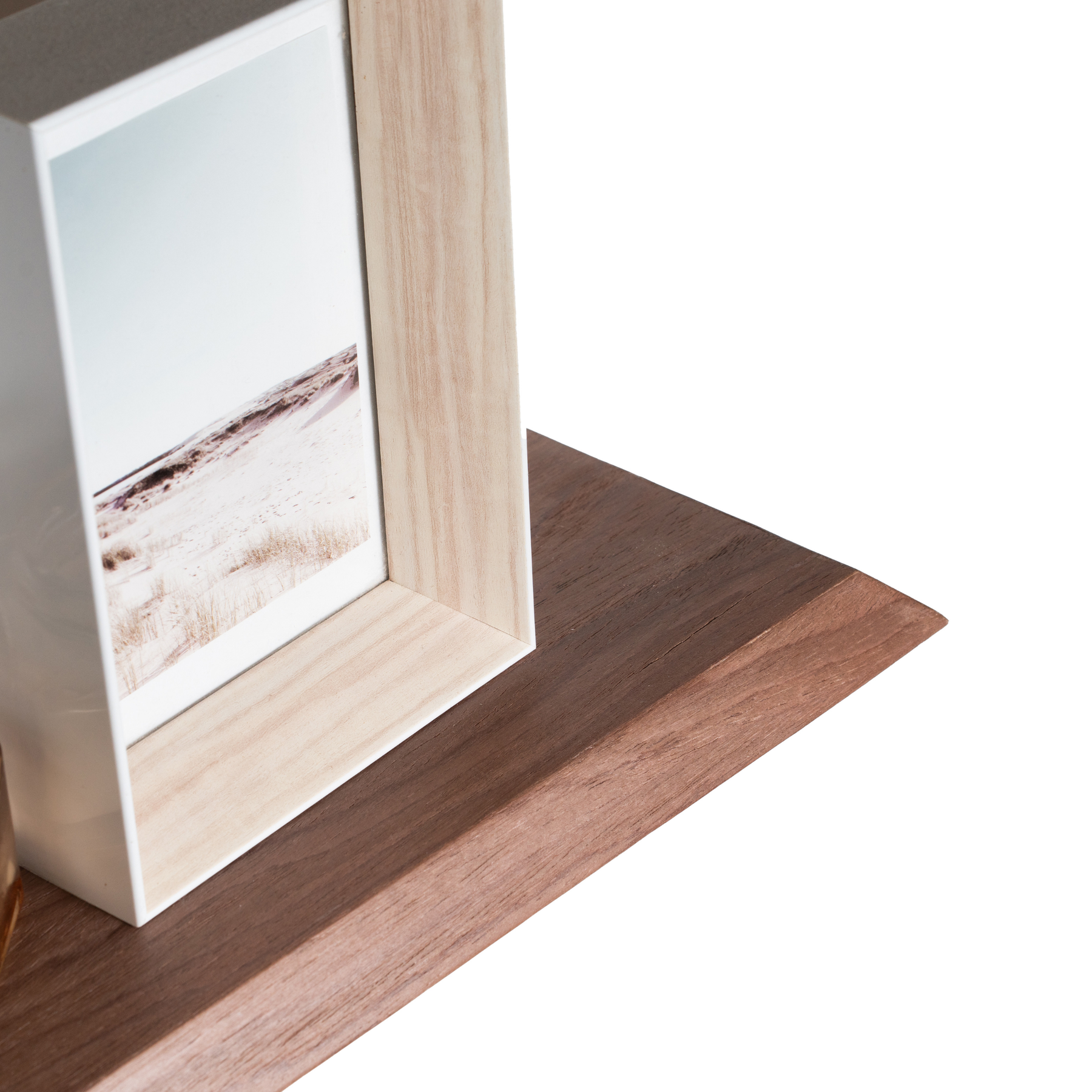 Floating Wall Shelf Wave Filled