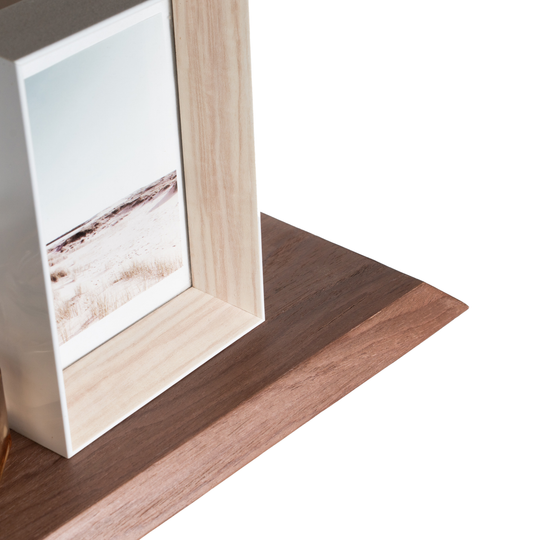 Floating Wall Shelf Wave Filled