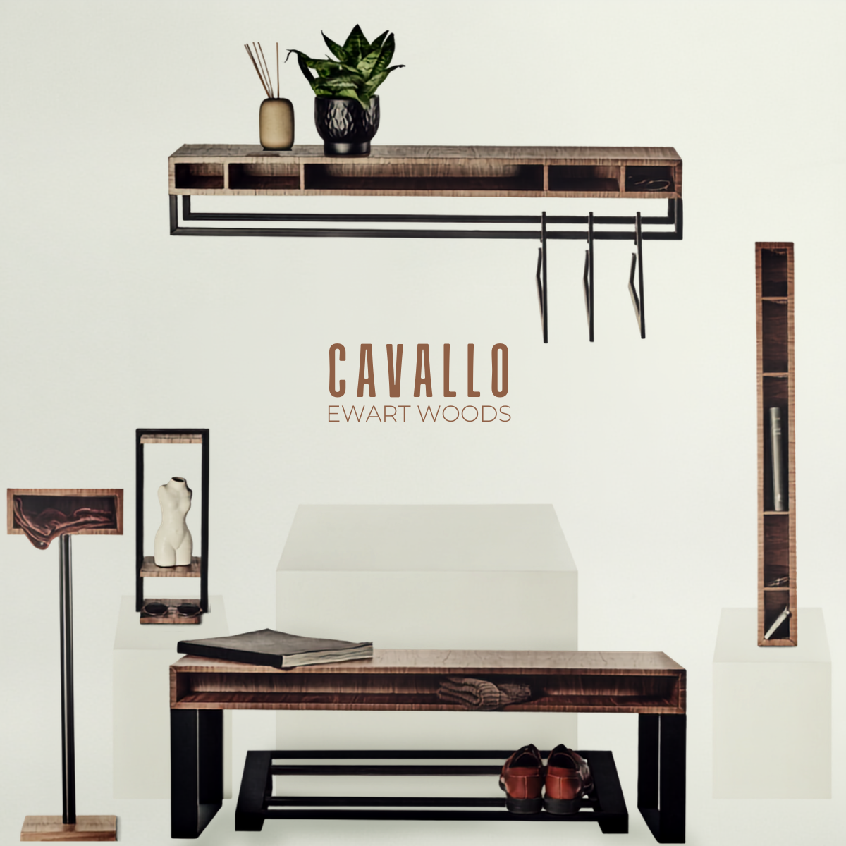 Metal Shoe Rack CAVALLO