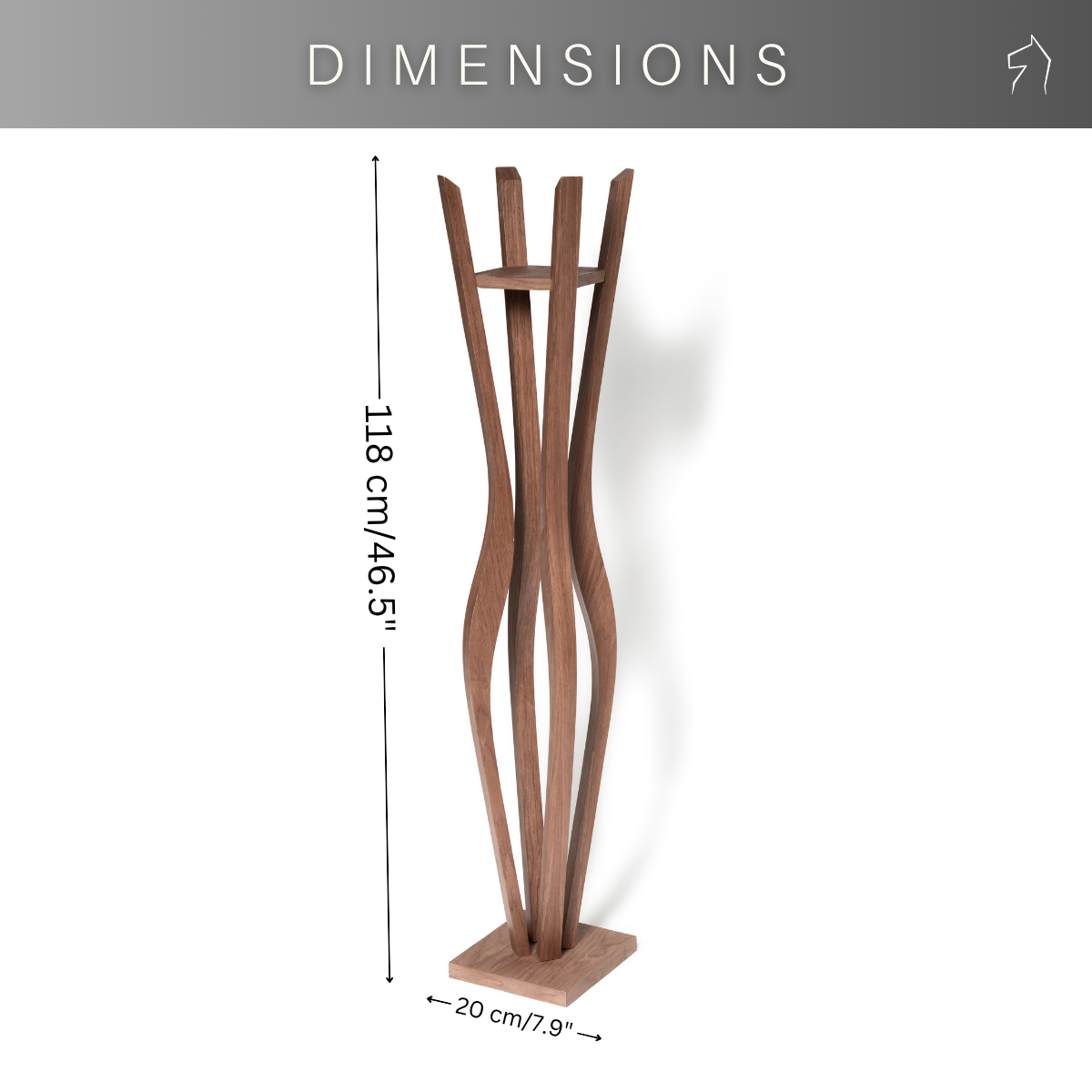 Tall Plant Stand WAVE