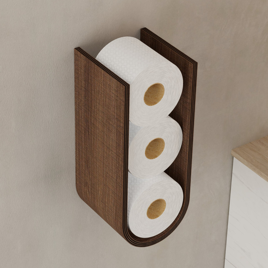 Wall mounted toilet roll holder simple and beautiful design