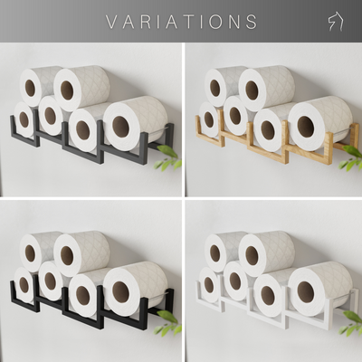 Toilet paper holder wall mounted Bricks - EWART WOODS