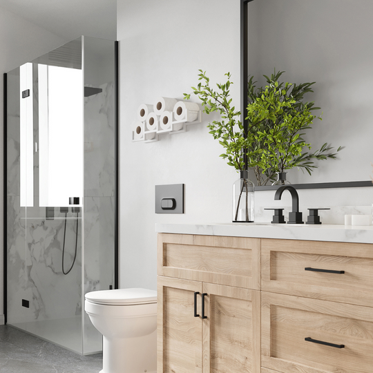 Toilet paper holder wall mounted Bricks - EWART WOODS