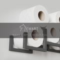 Toilet paper holder wall mounted Bricks - EWART WOODS