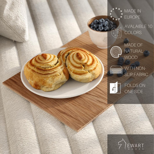 Sofa arm tray (New grey) - EWART WOODS