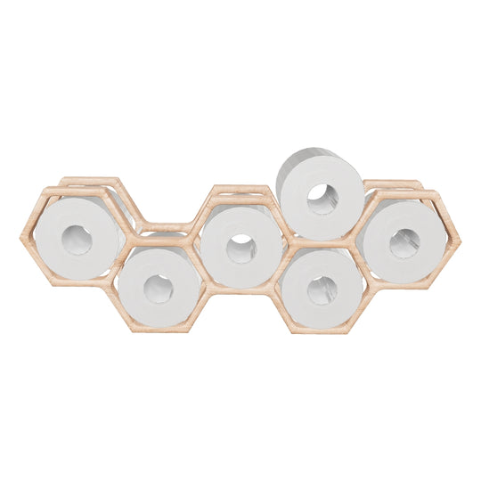 Holz-Toilettenpapieraufbewahrung HONEYCOMB