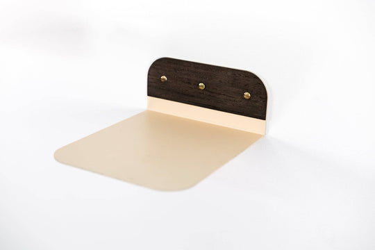 Wall hanging shelf with rounded edges - EWART WOODS