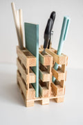 Wood miniature pallet desk organize - EWART WOODS