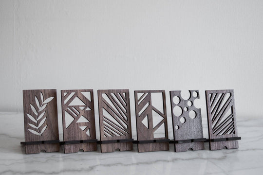 Wooden phone stand - EWART WOODS