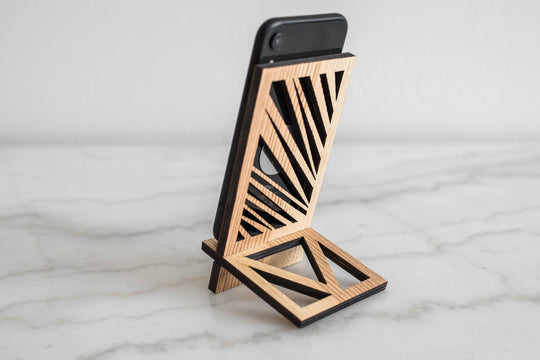 Wooden phone stand - EWART WOODS