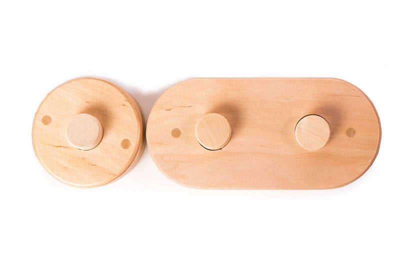 Wooden balance beam connectors Montessori balance board linking set for kids