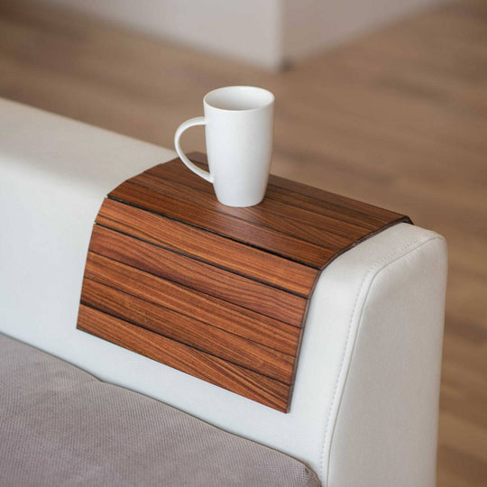 Sofa arm tray exotic colors - EWART WOODS