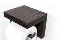 Toilet paper holder mini metal and wood combination - EWART WOODS